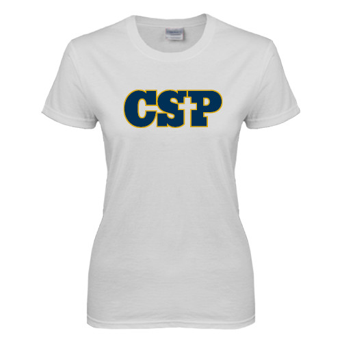 Main Image for  Womens White Short Sleeve Tee