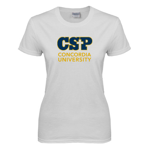 Main Image for  Womens White Short Sleeve Tee