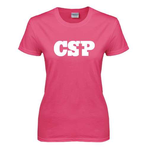 Main Image for  Womens Hot Pink Short Sleeve Tee