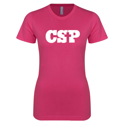 Main Image for  Next Level Womens Fuchsia Boyfriend Tee