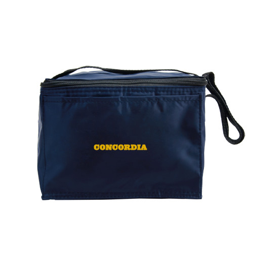  Six Pack Navy Cooler - Concordia Wordmark