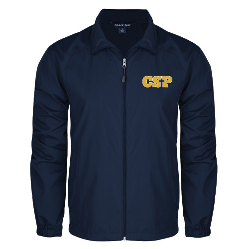  Navy Full Zip Wind Jacket - Primary Mark