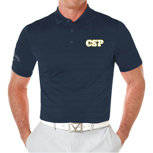  Callaway Navy Opti Vent Polo - CSP Wordmark