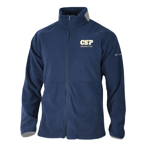  Columbia Navy Everest Ridge Fleece Full Zip Jacket - Primary Mark