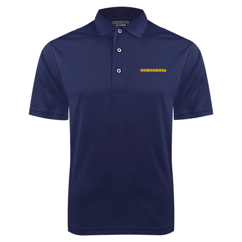  Navy Dry Mesh Polo - Concordia Wordmark