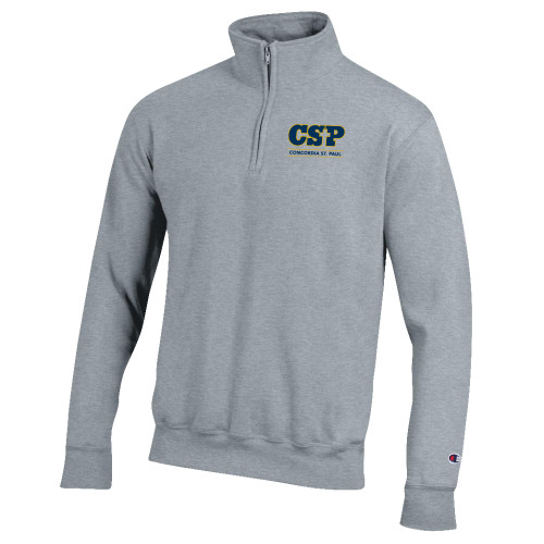  Champion Heather Grey Fleece 1/4 Zip - CSP Concordia St. Paul Stacked