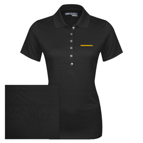  Callaway Womens Black Opti Vent Polo - Concordia Wordmark