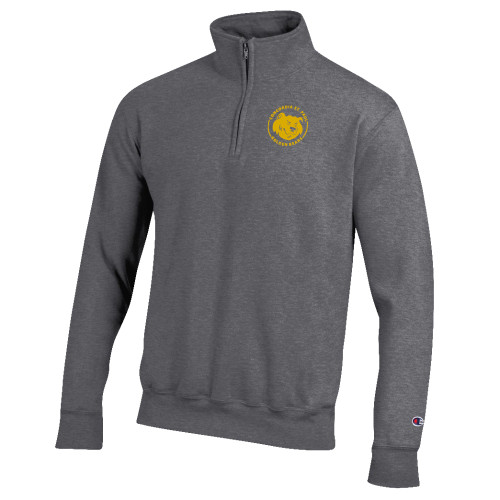  Champion Granite Heather Fleece 1/4 Zip - Concordia St. Paul Golden Bears Badge