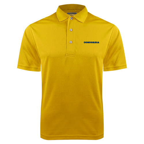  Gold Dry Mesh Polo - Concordia Wordmark
