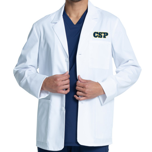  Mens 30in White Lab Coat - CSP Wordmark