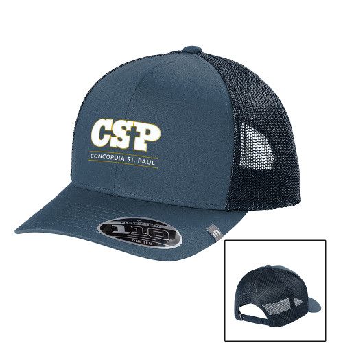  TravisMathew Navy Trucker Cap - CSP Concordia St. Paul Stacked