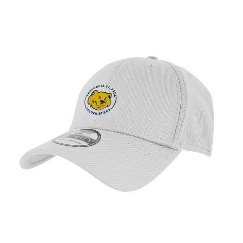  New Era White Diamond Era 39Thirty Stretch Fit Hat - Concordia St. Paul Golden Bears Badge