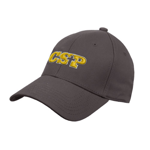  Charcoal Structured Adjustable Pro Style Hat - Primary Mark