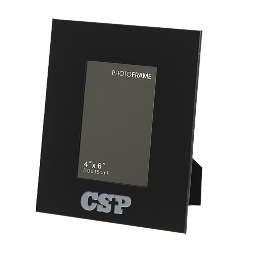  Black Metal 4 x 6 Photo Frame - Primary Mark Engraved