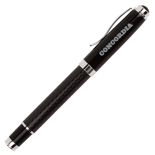  Luna Black Rollerball Pen - Concordia Wordmark Engraved