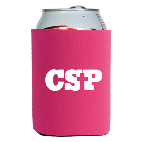  Neoprene Hot Pink Can Holder - Primary Mark
