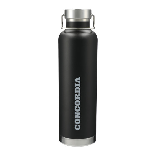  Thor Copper Vacuum Insulated Black Bottle 32oz - Concordia Wordmark Engraved