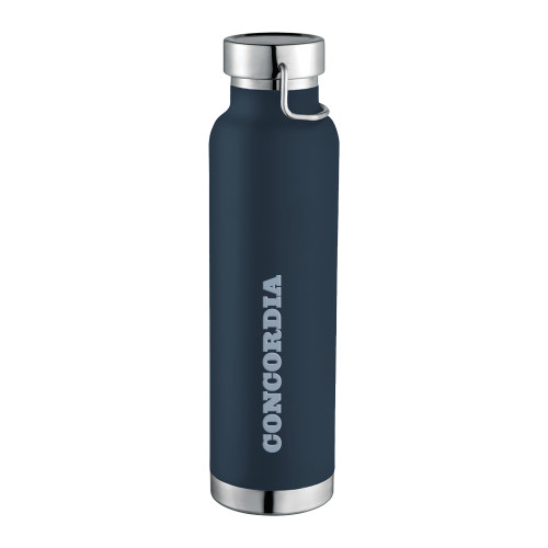  Thor Copper Vacuum Insulated Navy Bottle 22oz - Concordia Wordmark Engraved