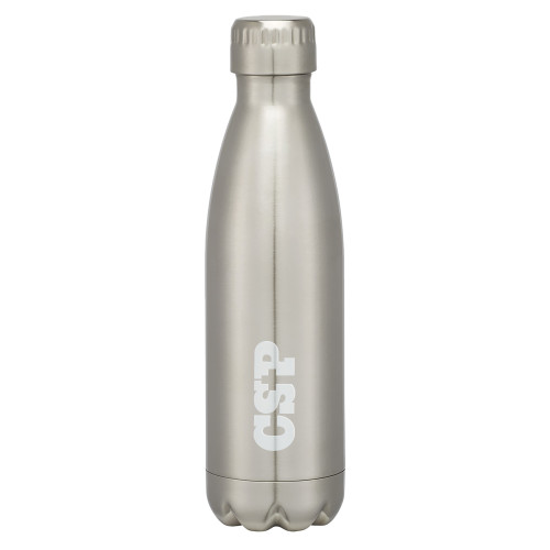  Swig Stainless Steel Silver Bottle 16oz - Primary Mark Engraved