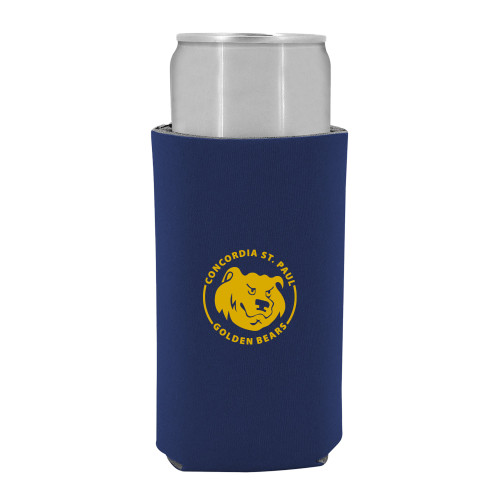  Slim Navy Can Holder - Concordia St. Paul Golden Bears Badge