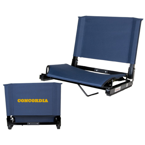  Stadium Chair Navy - Concordia Wordmark
