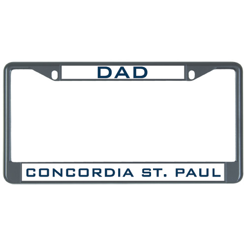  Dad Metal License Plate Frame in Black - Dad