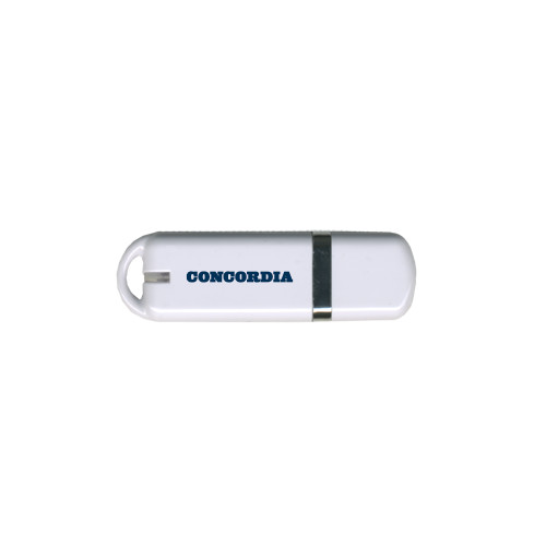 USB White Pen Drive 4G - Concordia Wordmark