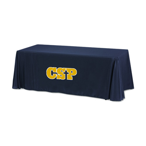  Navy 6 foot Table Throw - Primary Mark