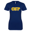 Thumbnail image for  Next Level Womens Navy Boyfriend Tee