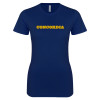 Thumbnail image for  Next Level Womens Navy Boyfriend Tee