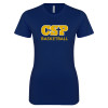 Thumbnail image for  Next Level Womens Navy Boyfriend Tee