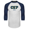 Thumbnail image for  White/Navy Raglan Baseball T Shirt