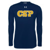 Thumbnail image for  Under Armour Navy Long Sleeve Tech Tee