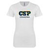 Thumbnail image for  Next Level Womens White Boyfriend Tee
