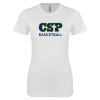 Thumbnail image for  Next Level Womens White Boyfriend Tee