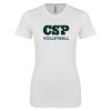 Thumbnail image for  Next Level Womens White Boyfriend Tee