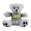 Thumbnail image for  Plush Big Paw 8 1/2 inch White Bear w/Grey Shirt