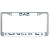 Thumbnail image for  Dad Metal License Plate Frame in Chrome