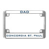 Thumbnail image for  Metal Motorcycle License Plate Frame in Chrome