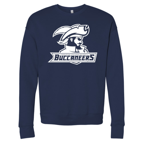 Charleston Southern Bella + Canvas Navy Fleece Crew