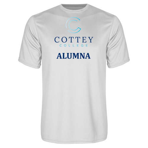  White Performance Tee - Academic Alumna