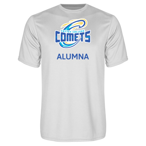  White Performance Tee - Athletic Alumna