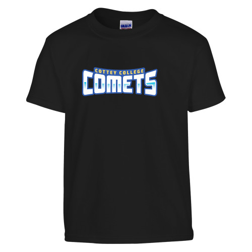  Youth Black T Shirt - Wordmark