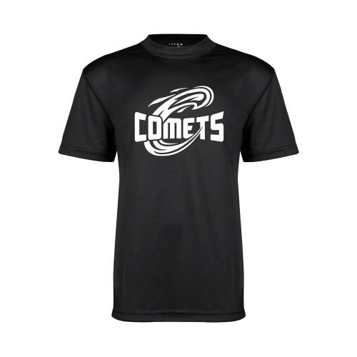  Youth Performance Black Tee - Athletic Logo Home Version