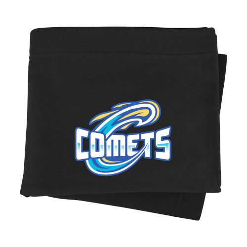 Cottey Black Sweatshirt Blanket