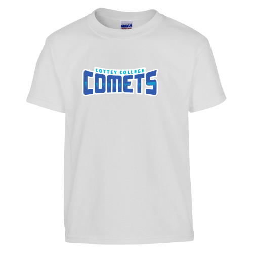  Youth White T Shirt - Wordmark