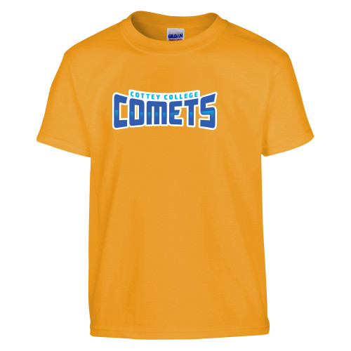  Youth Gold T-Shirt - Wordmark