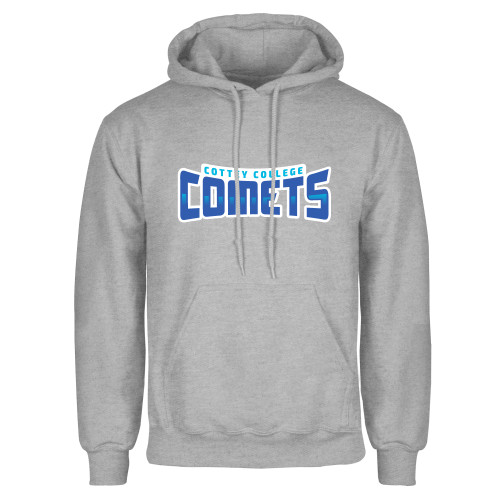  Grey Fleece Hoodie - Wordmark