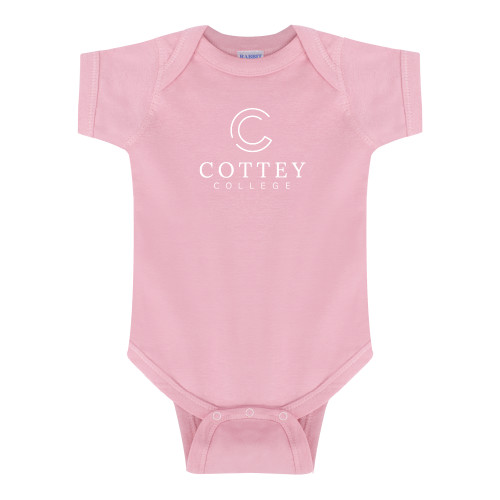  Light Pink Infant Onesie - Academic Logo Vertical
