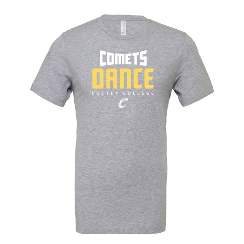  Bella + Canvas Heather Grey CVC T Shirt - Dance - Cottey College